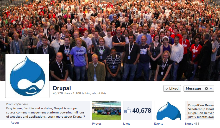 Drupal Facebook Page